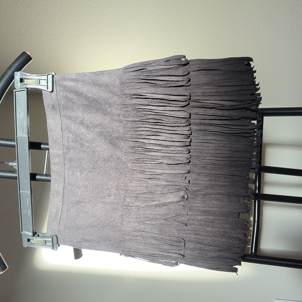 Hollister Super soft fringe skirt